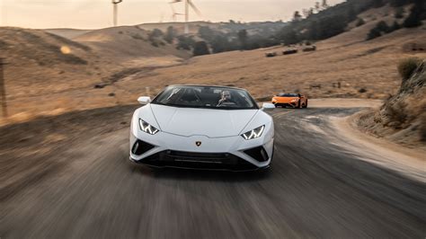 X Lamborghini Huracan Evo Rwd Spyder Front View K