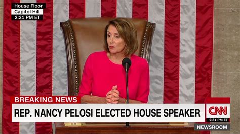 Nancy Pelosi Takes The Oath Of Office