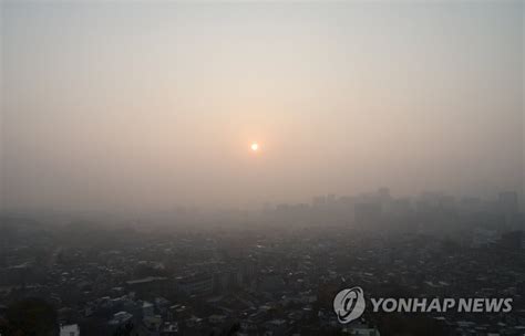 충북 중부 5개 시·군 초미세먼지주의보 해제 연합뉴스