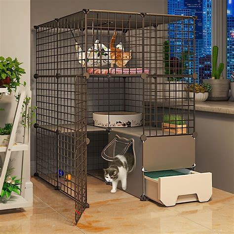 Katzenkäfig Katzenzwinger Catio Outdoor Katzengehege DIY