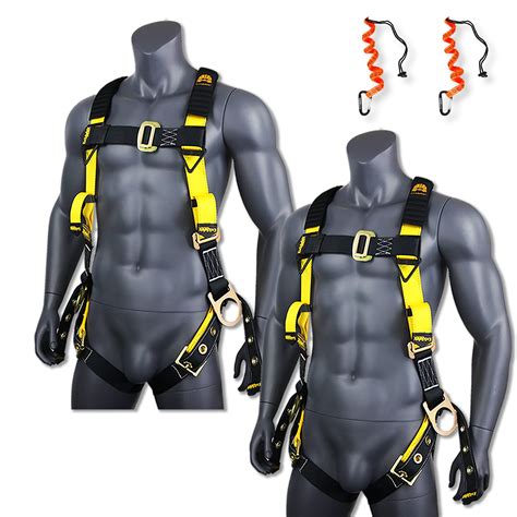 Kwiksafety Supercell Safety Harness Ansi Fall Protection Tongue Buckle