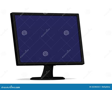 Monitor stock foto. Image of achtergrond, basis, vlak - 22246522