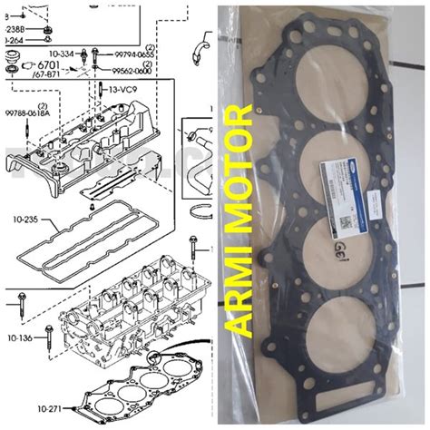 Jual Packing Head Ford Everest Ranger Tdci Cc Genuine Part Ford