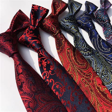 New Classic Paisley Men S Ties Man 8cm Fashion Plaid Floral Neckties Corbatas Gravata Jacquard