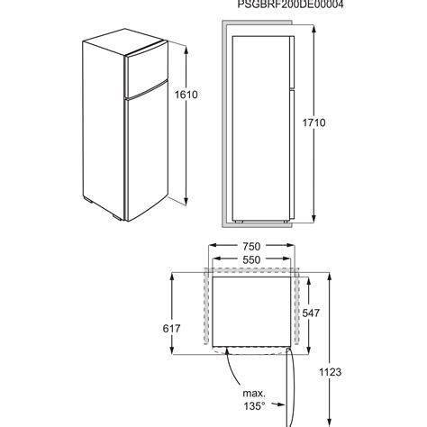 Zanussi Ztan28fw0 Frigo 2p A 1610x550x547 Frigoríficos