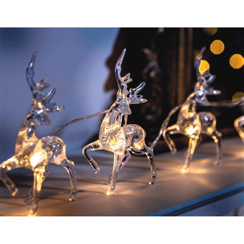 Acrylic Reindeer String Lights Set Of 10 Scott S Of Stow