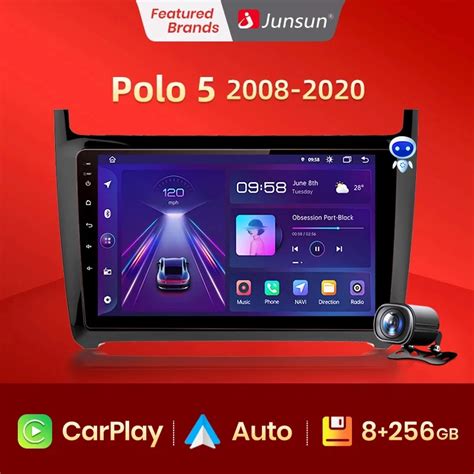 Junsun autoradio V1 Android 10 2 go 32 go Navigation vidéo DSP 2