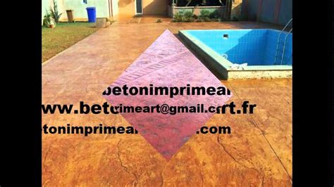 Beton Imprime Audigny 02120 France Betonimprimeart Fr YouTube