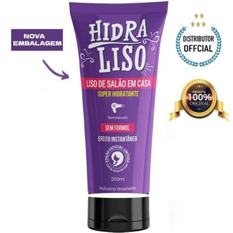 Hidraliso De Chuveiro Sem Formol Ml Alisante Hidra Liso Shopee Brasil