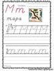 Spanish Alphabet Handwriting Practice Posters M De Mapa By Spanish