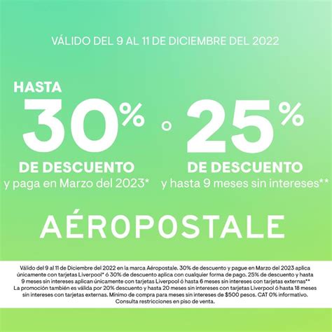 Venta Nocturna Aeropostale Hasta 30 de descuento y más