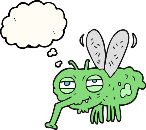 Thought Bubble Cartoon Fly 44288402 Png