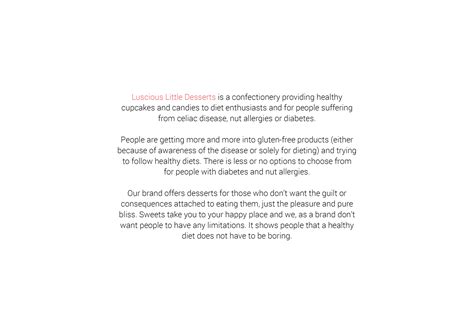 Luscious Little Desserts on Behance