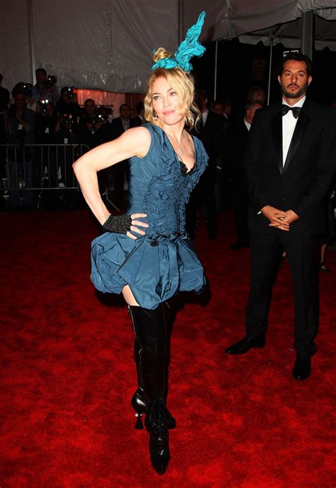 Madonna In Louis Vuitton Dress At Met Gala 2009 StyleFrizz