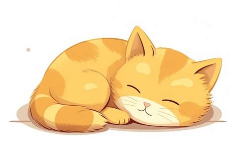 Download Free Image Of Cat Sleeping Cartoon Animal Mammal About Cat