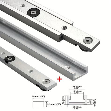 1 Set T Schienen Schlitz Gehrungsschiene Und Gehrungsstangen Schieber