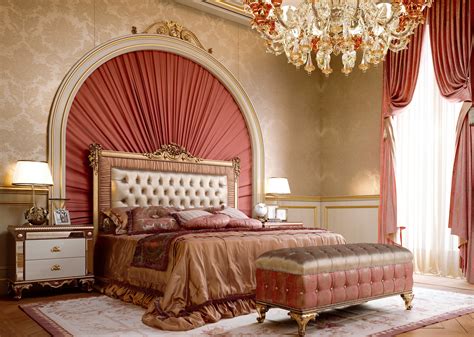 Luxurious Bed with Tufted Headboard