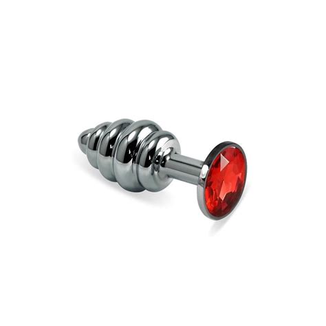 Plug Anal Metal Dorado Pinito Sexfun Argentina