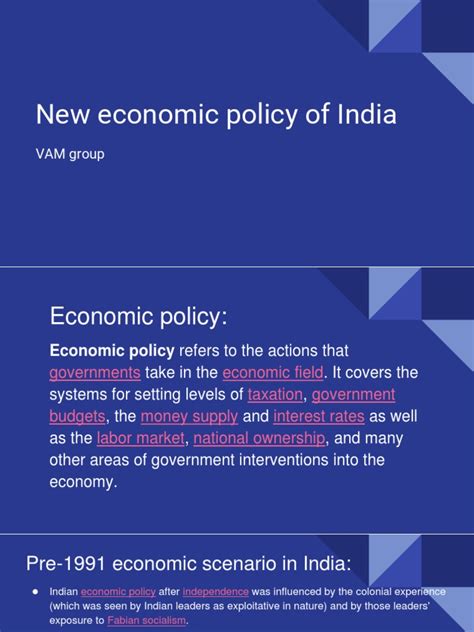 New Economic Policy of India | PDF | International Monetary Fund ...