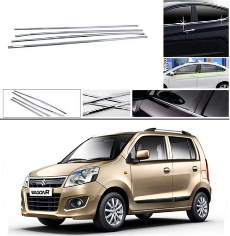 Ds Enterprise Lower Window Garnish Chrome For Maruti Wagonr