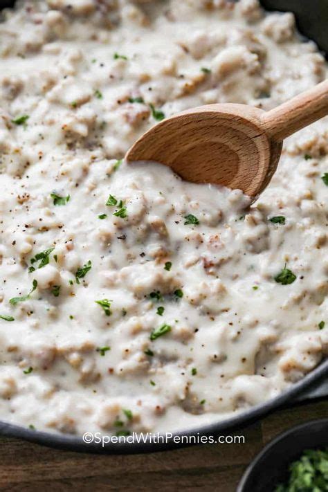 I Absolutely Love Making This Homemade Sausage Gravy To Create A Simple