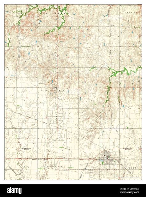 Geneseo Kansas Map 1964 124000 United States Of America By Timeless Maps Data Us