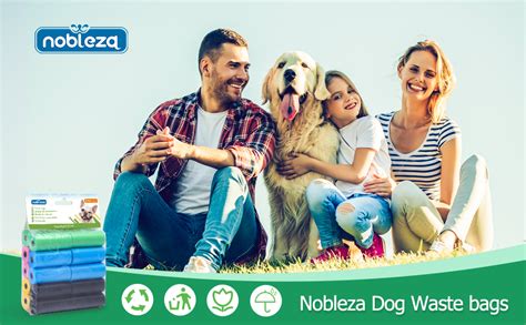 Nobleza Sac a crottes Chien Sacs biodégradables pour excréments de