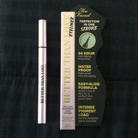 Too Faced Makeup Too Faced Better Than Sex Liquid Eyeliner Deepest Black Poshmark