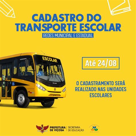 Prefeitura De Viçosa Secretaria De Educação Inicia Cadastramento Para