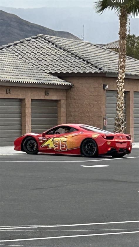 Lightning Mcqueen Spotted At A Track In Nevada Rcarspotting