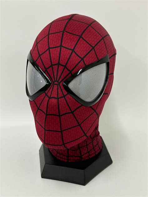 The Amazing Spider Man Mask With D Faceshell And Lenses Etsy Uk