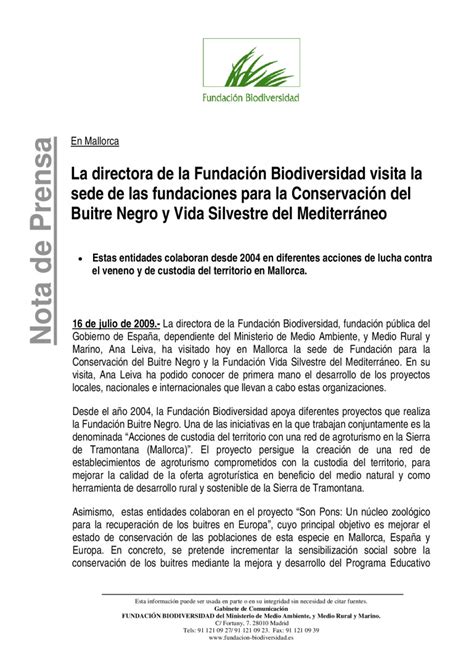 La directora de la Fundación Biodiversidad visita la sede de las