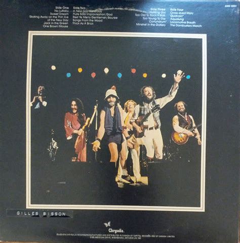 Jethro Tull Live Bursting Out 1978 Original Vinyl Pursuit Inc