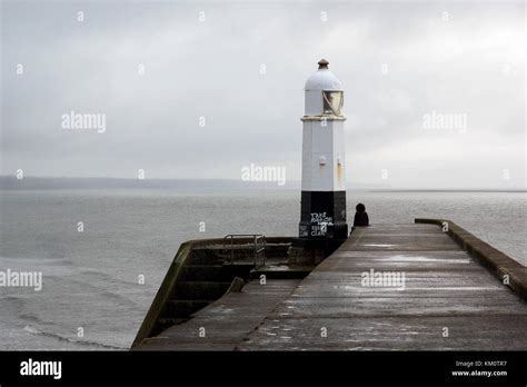 Porthcawl lighthouse Stock Photo - Alamy