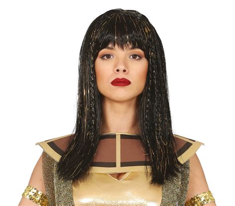 Cleopatra Pruik Zwart Partywinkel