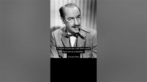 Groucho Marx Funny Quotes Youtube