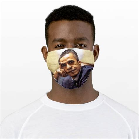 BARACK OBAMA facemask Adult Cloth Face Mask | Zazzle.com