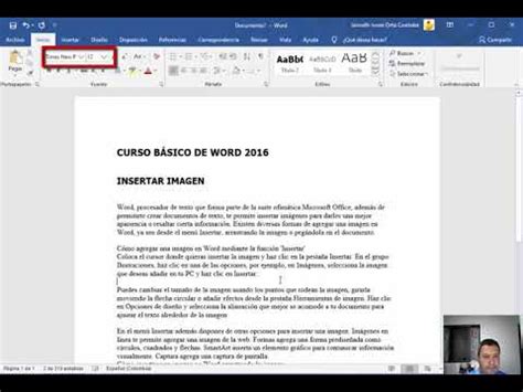 Curso De Word B Sico T Tulos Y Formato De P Rrafos Youtube