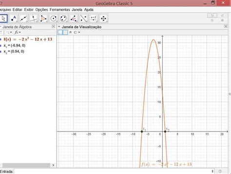 Construa O Gráfico Da Função F X 2x² 12x 13 Br