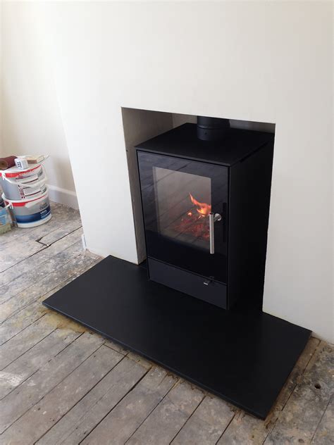 Modern Wood Burning Stove Installation Weybourne Farnham Fire Bug