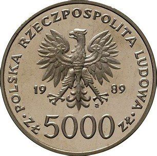 Polish Nickel Zlotych Pope John Paul Ii Trial Strike