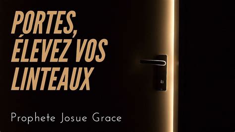 Portes Levez Vos Linteaux Instrumental By Josue Grace Youtube