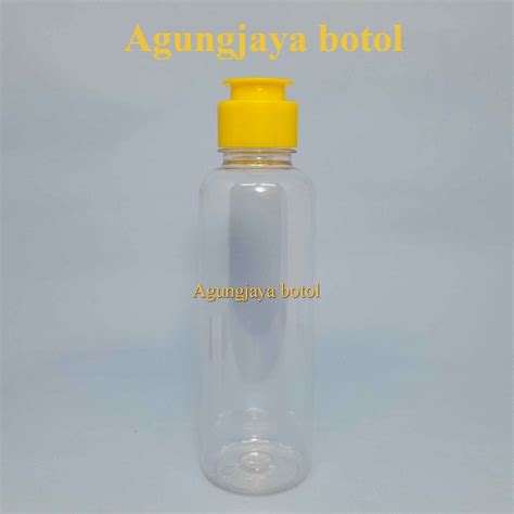 Jual Botol Pet Ml Aqua Panjang Natural Tutup Fliptop Jamur Botol