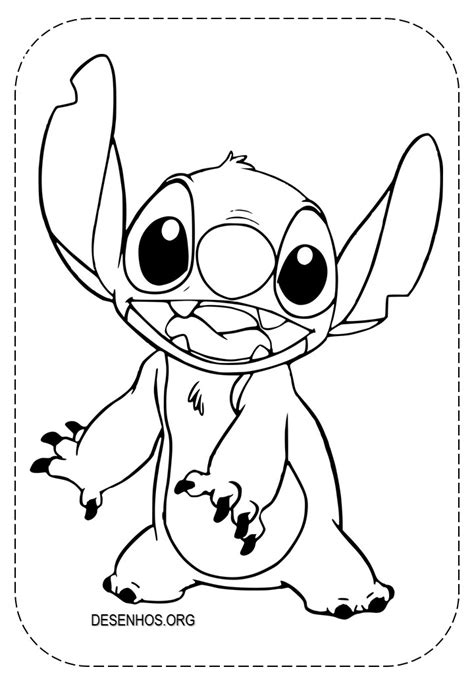 Desenhos Do Stitch Para Colorir E Imprimir