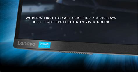 Eyesafe And TÜv Rheinland Announce That Lenovo Will Be Worlds First