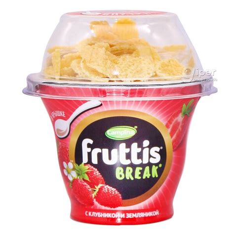 Fruttis Strawberry with Cornflakes 165 gr - Eurocheese