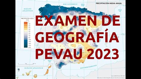 EXAMEN RESUELTO PEVAU GEOGRAFÍA 2023 ANDALUCÍA YouTube