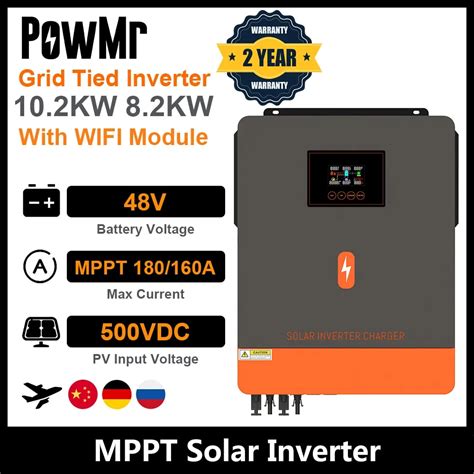 Powmr Kw Kw Kw Hybrid Solar Inverter With Grid Tie On Grid