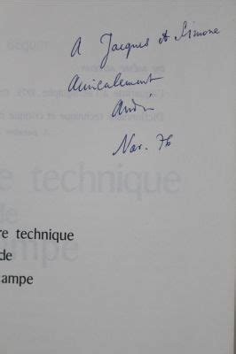 Beguin Dictionnaire Technique De L Estampe Signed Book First