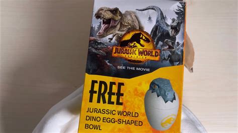 Jurassic World Dino Egg Shaped Bowl Koko Krunch YouTube